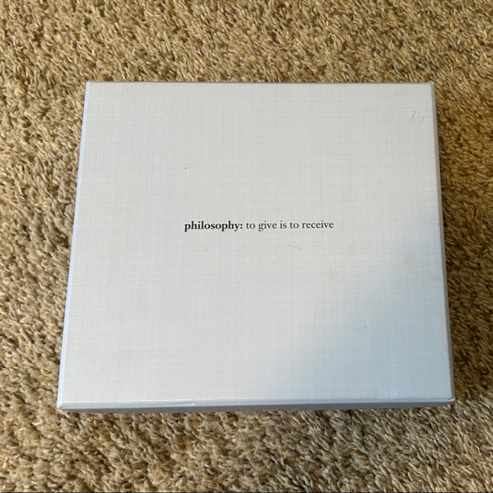 Philosophy White Gift Box